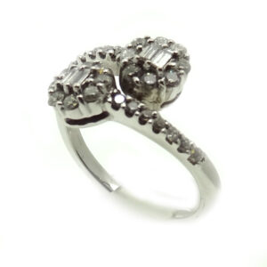 18ct White Gold Diamonds Ring